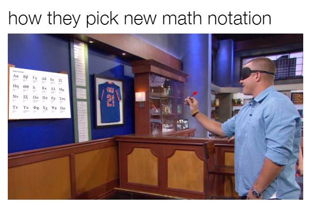How they pick new math notation